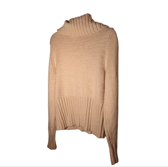 Banana Republic 100% Wool Cardigan Sweater Ladies Large Vintage Holiday 2002 Y2K - Picture 5 of 6